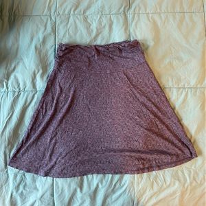 Toad&Co organic cotton dark blue skirt